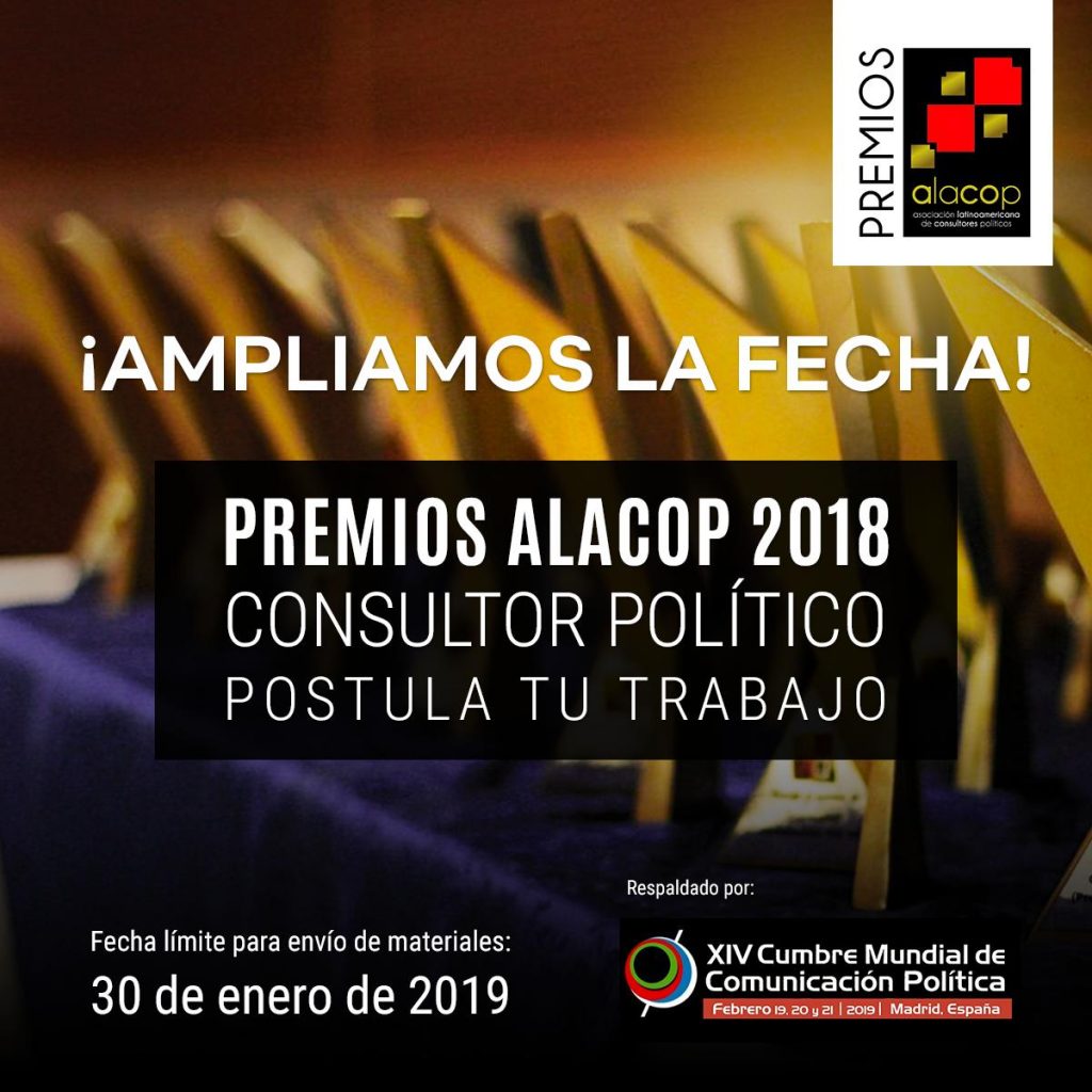 Premios #ALaCoP: ¡Ampliamos la fecha! – ALACOP